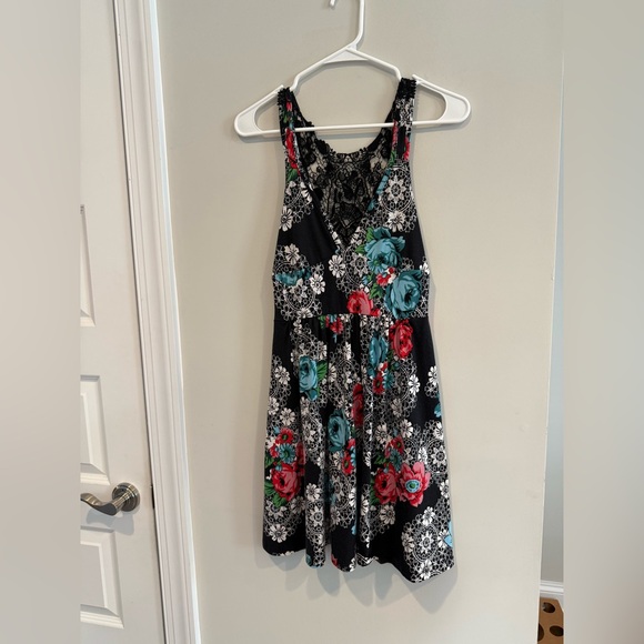 Urban Outfitters Dresses & Skirts - Urban Outfitters Black Floral Mini Dress